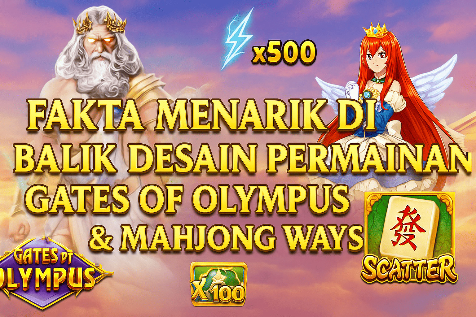 Fakta Menarik di Balik Desain Permainan Gates of Olympus & Mahjong Ways 2