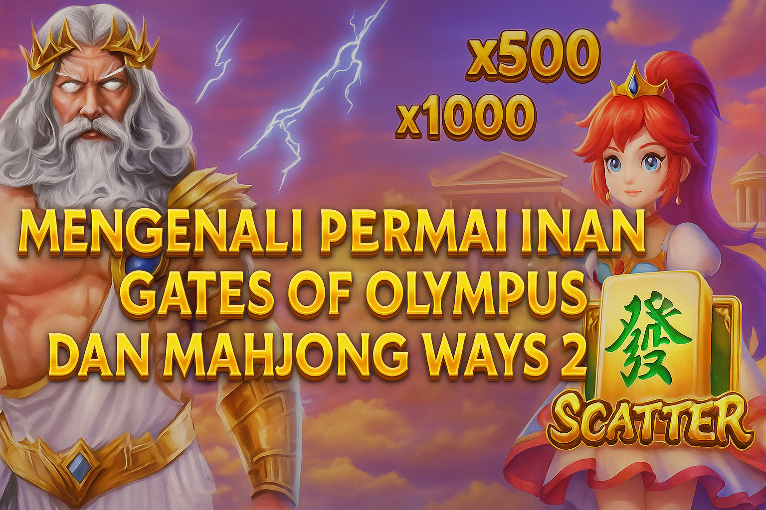 Mengenali Permainan Gates Of Olympus & Mahjong Ways 2