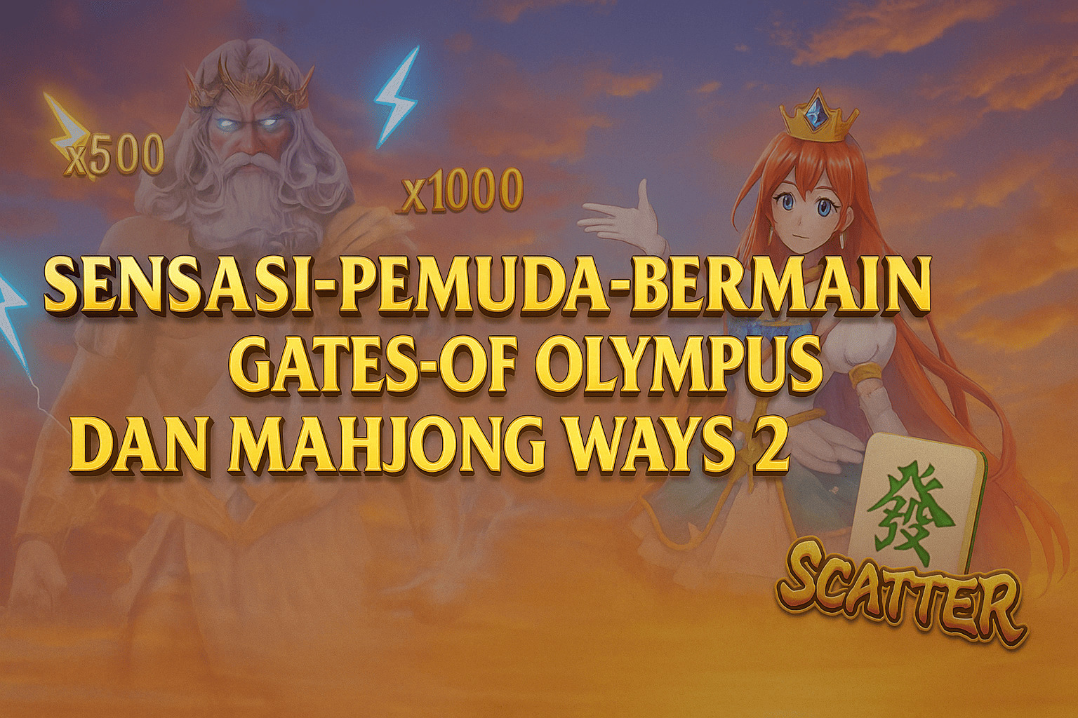 Sensasi yang Didapat Seorang Pemuda Saat Bermain Gates Of Olympus & Mahjong Ways 2